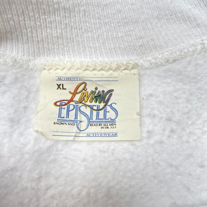 USA製 90年代  LIVING EPISTLES  プリントスウェットシャツ メンズXL | Vintage.City 古着屋、古着コーデ情報を発信
