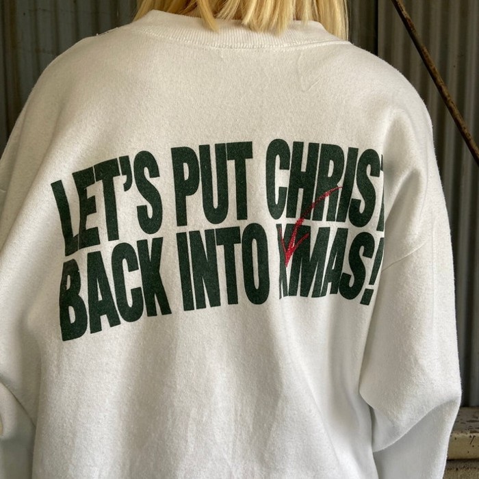 USA製 90年代  LIVING EPISTLES  プリントスウェットシャツ メンズXL | Vintage.City 古着屋、古着コーデ情報を発信