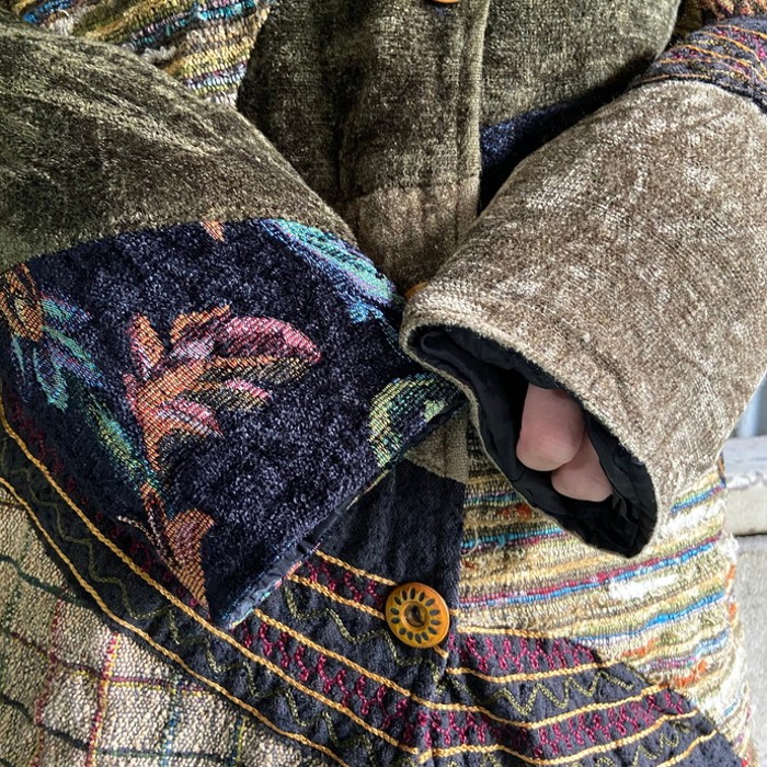 90年代 Julia K ゴブラン 切替デザイン ジャケット レディースM | Vintage.City 古着屋、古着コーデ情報を発信