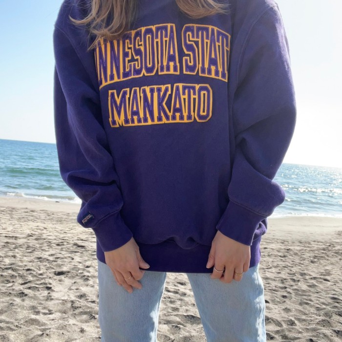 MINNESOTA STAATE MANKATO ワッペン チームロゴ カレッジ スウェット トレーナー men's L | Vintage.City Vintage Shops, Vintage Fashion Trends