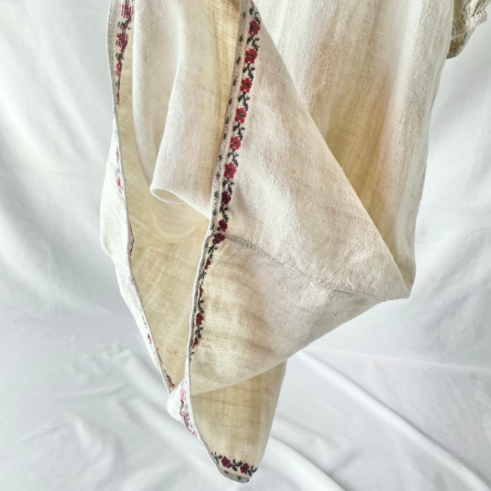 Vintage uklaine ivory beige floral linen onepiece③ | Vintage.City 빈티지숍, 빈티지 코디 정보