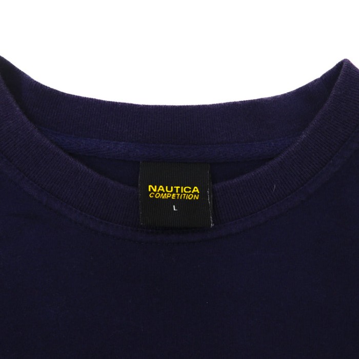 NAUTICA ロングスリーブTシャツ L ネイビー コットン ロゴプリント ロンT | Vintage.City 古着屋、古着コーデ情報を発信