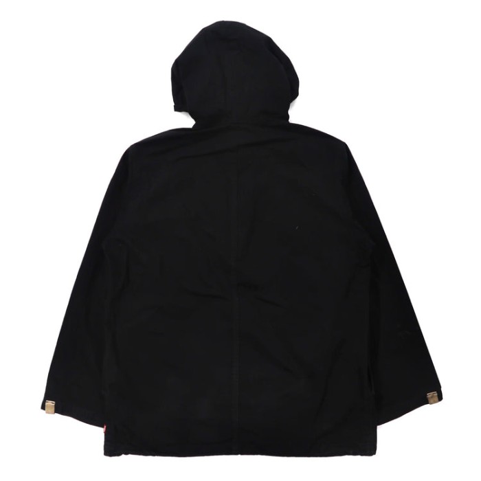 DEPT ハーフジップミリタリージャケット M ブラック コットン 日本製 | Vintage.City 古着屋、古着コーデ情報を発信