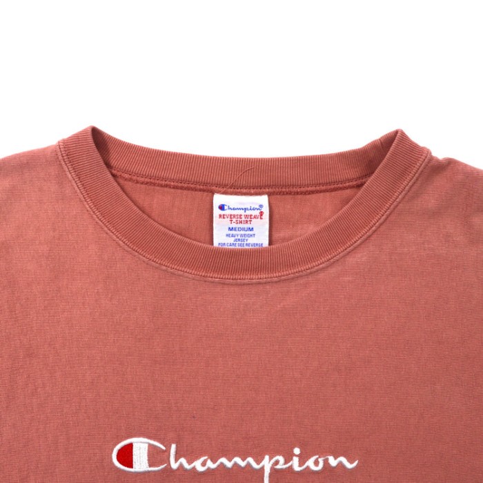Champion クルーネックスウェット M ピンク コットン REVERSE WEAVE スクリプトロゴ刺繍 | Vintage.City 빈티지숍, 빈티지 코디 정보