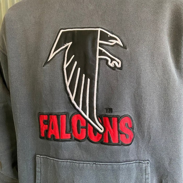 90s USA製 NUTMEG ナツメグ  NFL FALCONS  チームロゴ  スウェットパーカー メンズL | Vintage.City 古着屋、古着コーデ情報を発信