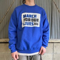 MARCH FOR OUR LIVES メッセージプリント スウェットシャツ メンズM-L相当 | Vintage.City ヴィンテージ 古着