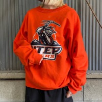 90年代 USA製 UTEP マイナーズ カレッジ チームロゴ プリント スウェットシャツ メンズM | Vintage.City ヴィンテージ 古着