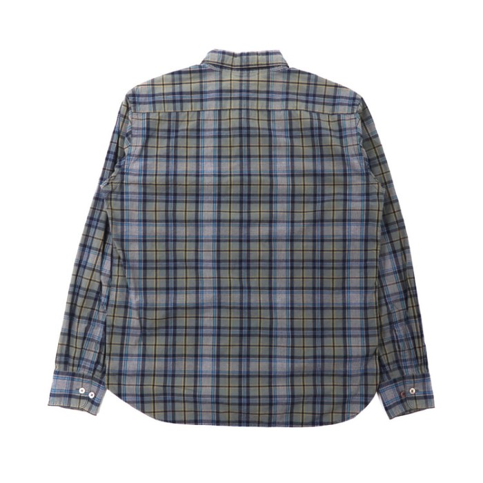 BRU NA BOINNE ボタンダウンシャツ 1 グレー チェック コットン | Vintage.City 빈티지숍, 빈티지 코디 정보