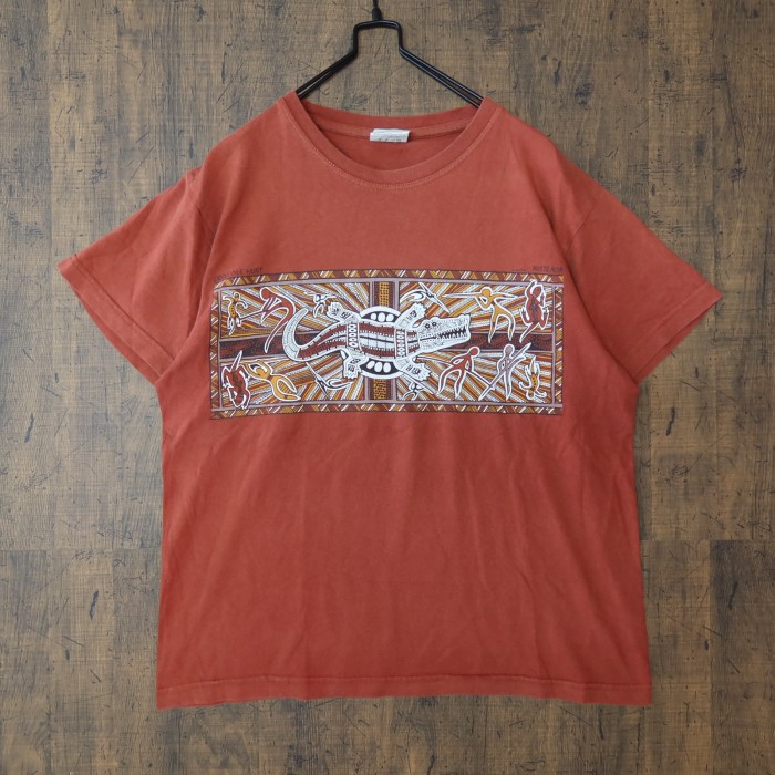 90s Vintage US古着☆Authentic Aboriginal Art 半袖Tシャツ SIZE S | Vintage.City 古着屋、古着コーデ情報を発信