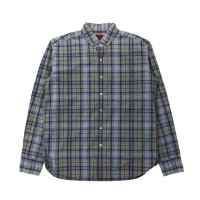 BRU NA BOINNE ボタンダウンシャツ 1 グレー チェック コットン | Vintage.City 빈티지숍, 빈티지 코디 정보