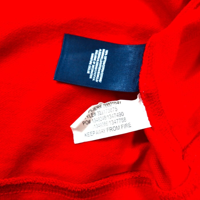Polo by Ralph Lauren プルオーバーパーカー XL レッド コットン ビッグポニー刺繍 | Vintage.City 古着屋、古着コーデ情報を発信