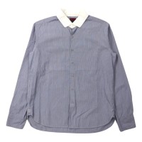 BRU NA BOINNE ボタンダウンシャツ 0 ブルー ストライプ  コットン | Vintage.City 古着屋、古着コーデ情報を発信