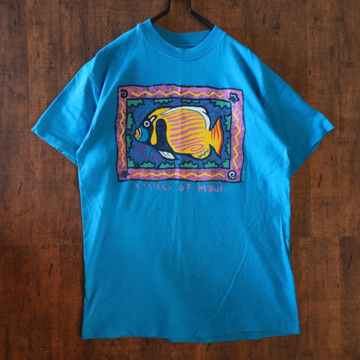 90s Vintage US古着☆Unknown 魚 半袖Tシャツ SIZE M | Vintage.City 古着屋、古着コーデ情報を発信