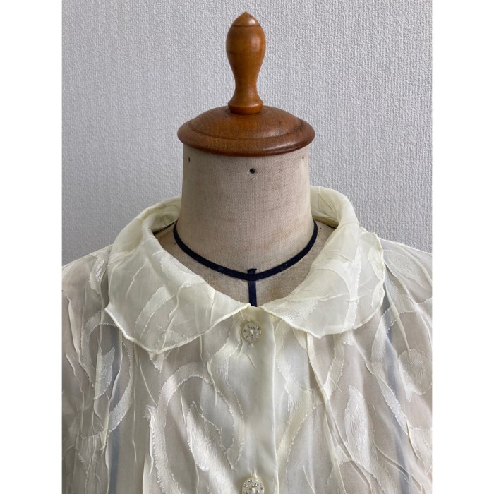 #321 sheer blouse シアーブラウス レディースM | Vintage.City 빈티지숍, 빈티지 코디 정보