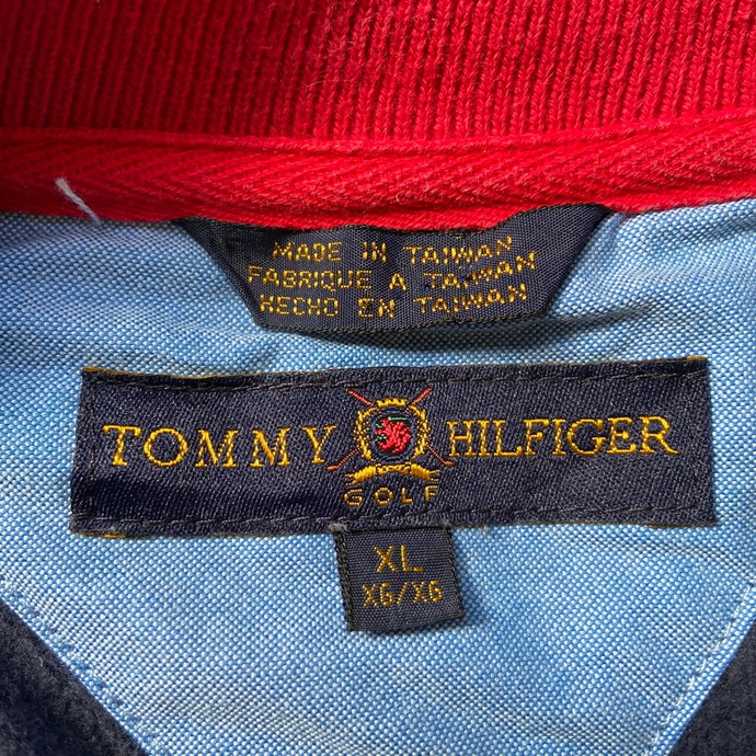 90年代 TOMMY HILFIGER GOLF トミーヒルフィガー ワンポイントロゴ ...