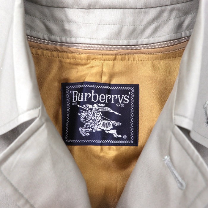 Burberrys ステンカラーコート 160 ベージュ ノバチェックライナー ブランケット | Vintage.City 빈티지숍, 빈티지 코디 정보