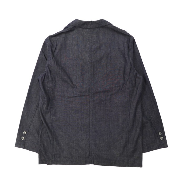 SINA COVA リネンテーラードジャケット LL ブルー 日本製 | Vintage.City 빈티지숍, 빈티지 코디 정보