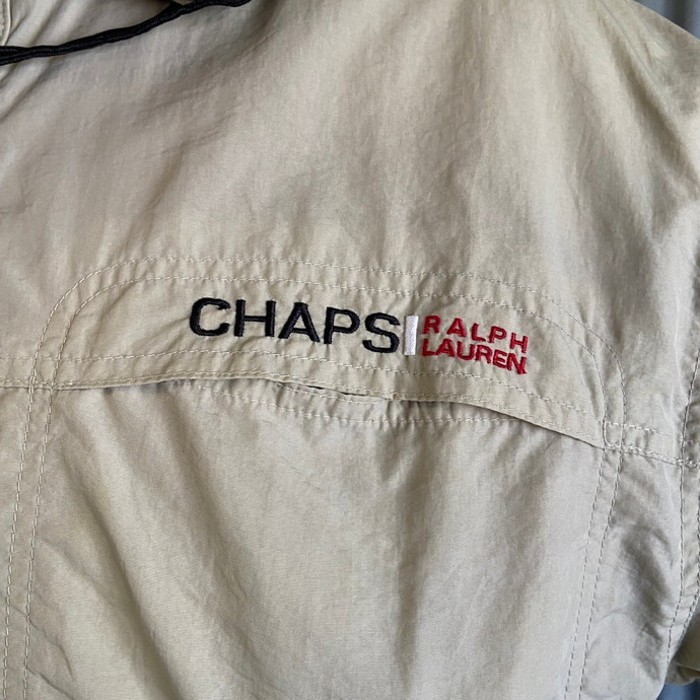 90年代 CHAPS Ralph Lauren チャップス ラルフローレン ワンポイントロゴ 刺繍 ナイロンプルオーバージャケット メンズL相当 | Vintage.City 古着屋、古着コーデ情報を発信