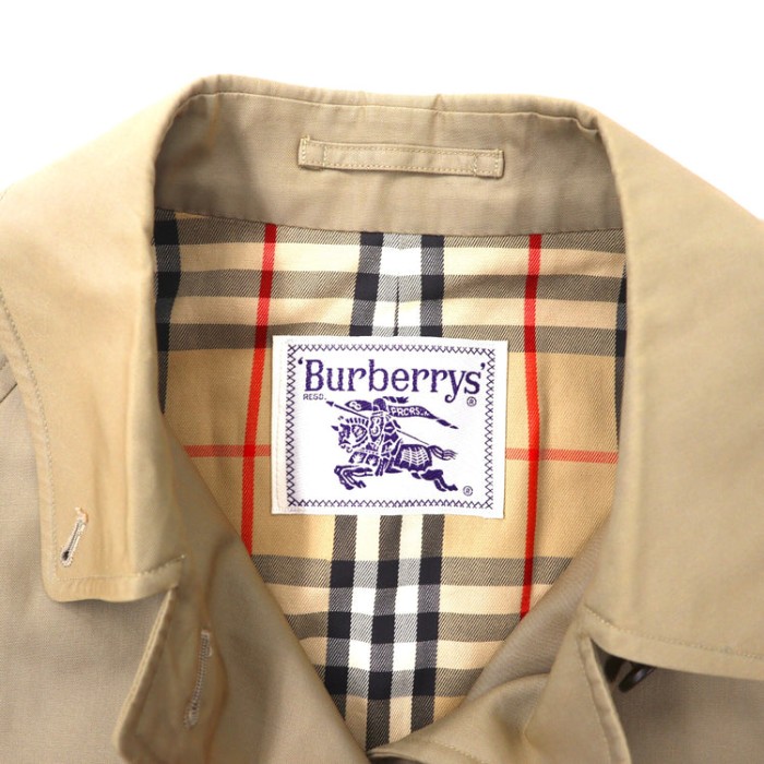 Burberrys ステンカラーコート 15B ベージュ ノバチェック裏地 オールド | Vintage.City 古着屋、古着コーデ情報を発信
