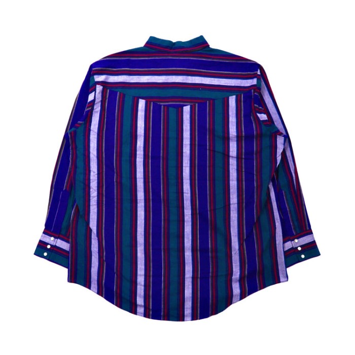 ELY CATTLEMAN ウエスタンシャツ 17.5 ブルー ストライプ 00年代 | Vintage.City 빈티지숍, 빈티지 코디 정보