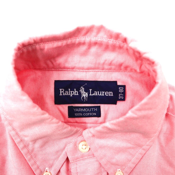 Ralph Lauren ボタンダウンオックスフォードシャツ 37-80 ピンク | Vintage.City 古着屋、古着コーデ情報を発信