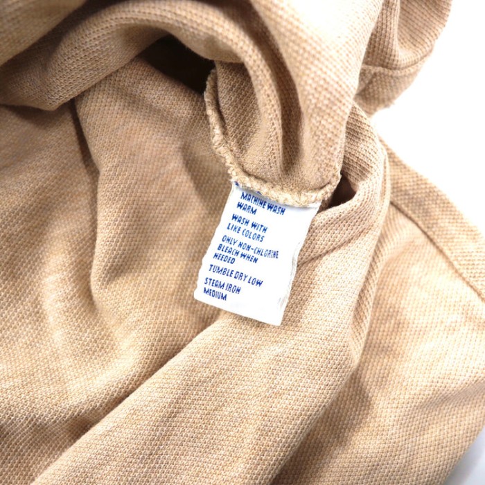 Polo by Ralph Lauren ポロシャツ  L ベージュ コットン ビッグサイズ | Vintage.City 古着屋、古着コーデ情報を発信