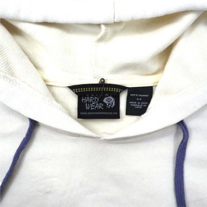 MOUNTAIN HARD WEAR パーカー S ホワイト コットン | Vintage.City 古着屋、古着コーデ情報を発信