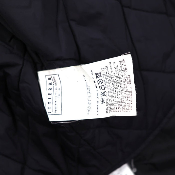 VERSACE インサレーションジャケット M ブラック ポリエステル