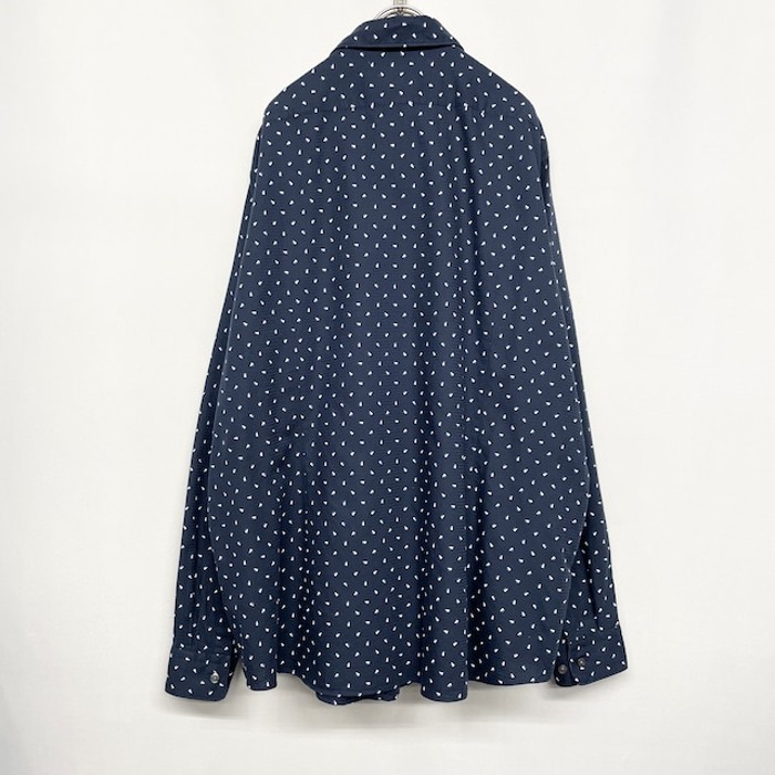 “HUGO BOSS” L/S Pattern Shirt | Vintage.City 古着屋、古着コーデ情報を発信
