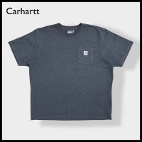 【Carhartt】Cロゴ スクエアロゴ ラベル ポケット 半袖 Tシャツ カーハート X-LARGE ビッグシルエット T-SHIRTS LOOSE FIT ポケt ワーク系 ダークグレー US古着 | Vintage.City 빈티지숍, 빈티지 코디 정보