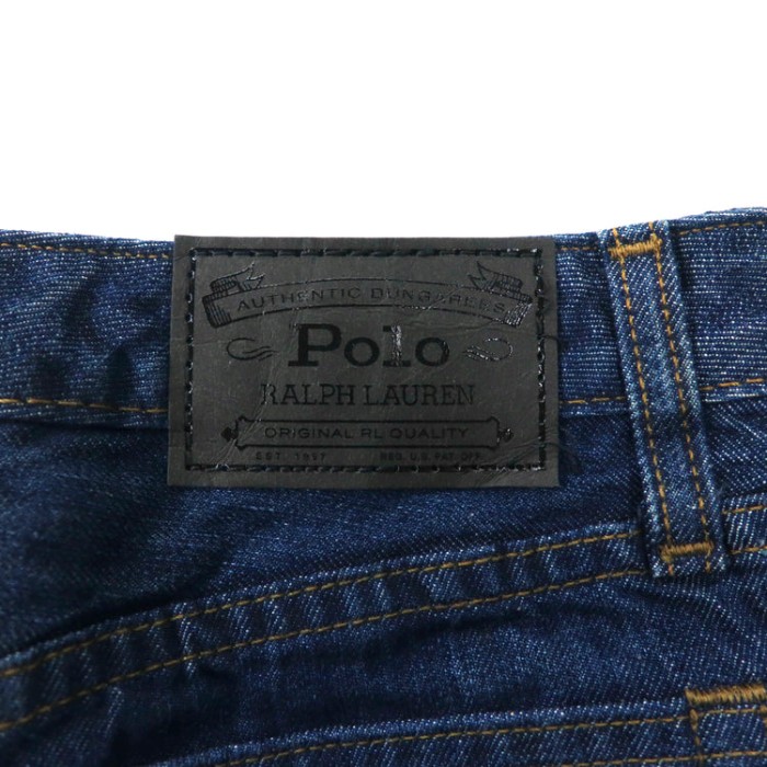 POLO RALPH LAUREN スキニーデニムパンツ 12 ネイビー 濃紺 コロンビア製 | Vintage.City 古着屋、古着コーデ情報を発信