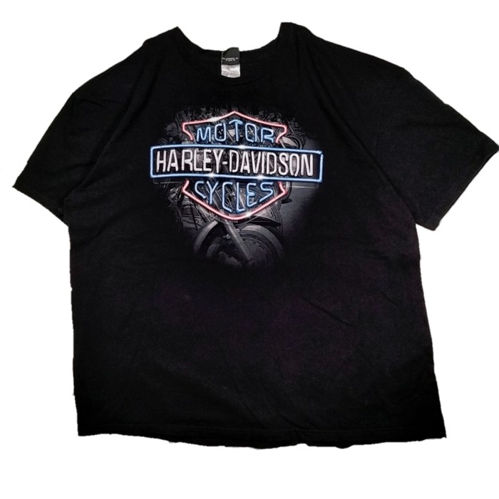 4XLsize Harley-Davidson logo Tee ハーレーダビッドソン ロゴ Tシャツ ビックT 24032701 | Vintage.City 빈티지숍, 빈티지 코디 정보