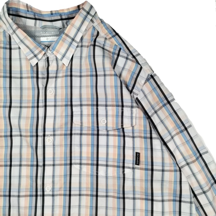 XXLsize Colombia check shirt コロンビア チェックシャツ 長袖 24032302 | Vintage.City 빈티지숍, 빈티지 코디 정보
