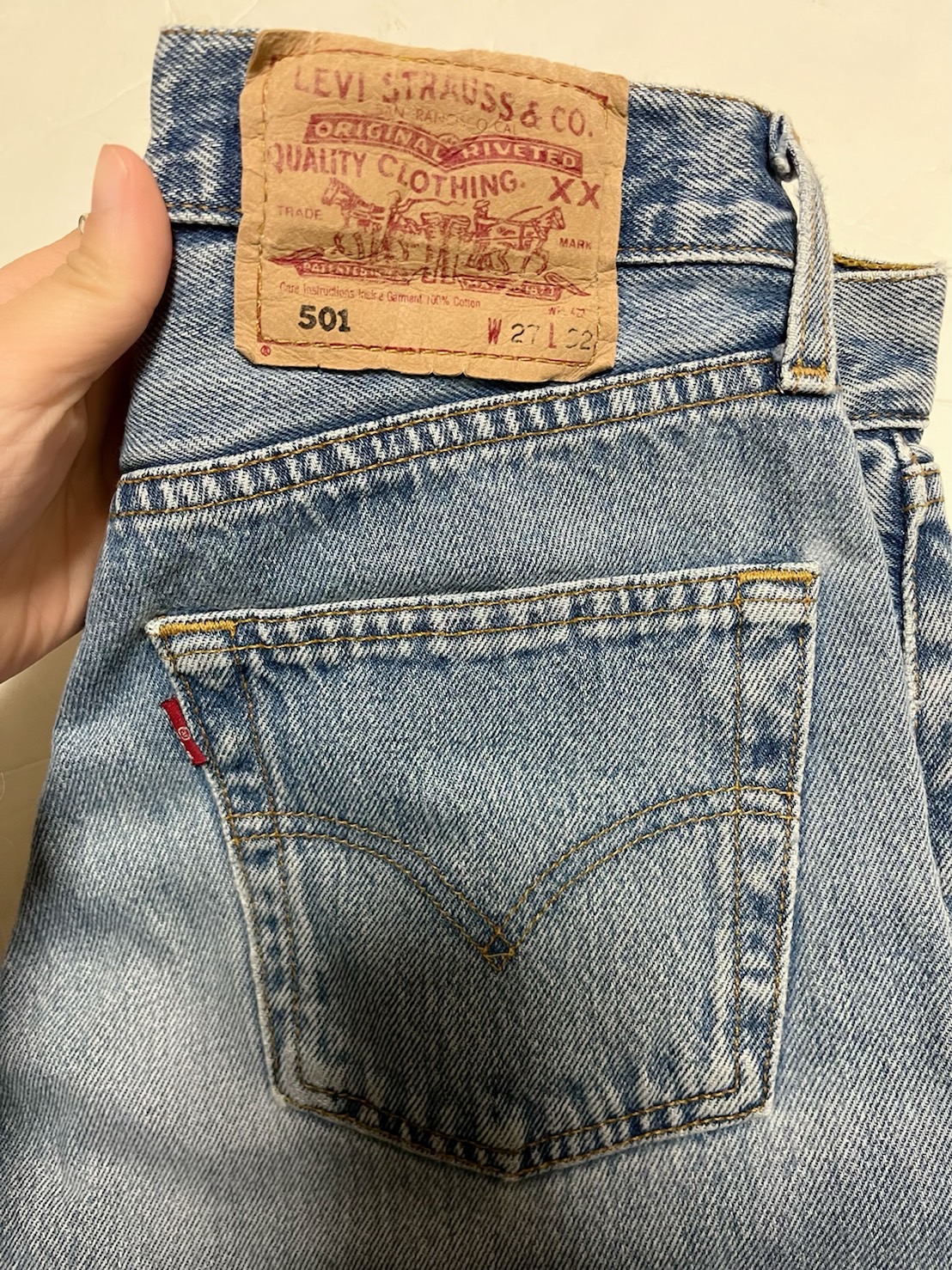 90's EURO Levis 501 ユーロリーバイス デニムパンツ ポーランド製(W27 