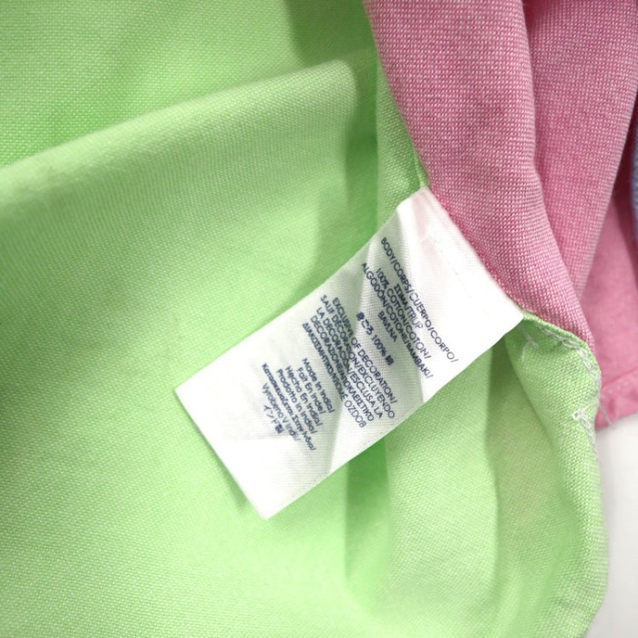 CHAPS ボタンダウンシャツ M マルチカラー パステルカラー コットン | Vintage.City 古着屋、古着コーデ情報を発信