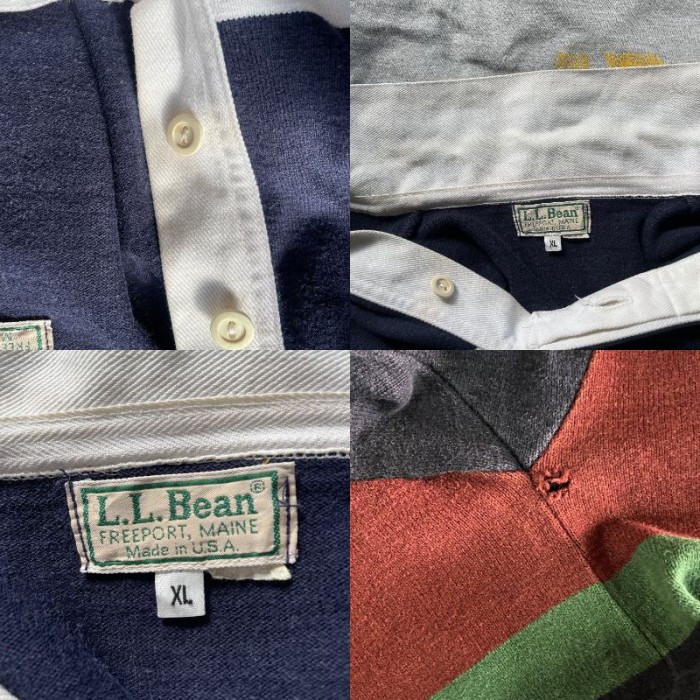 USA製 80年代 L.L.Bean エルエルビーン  ボーダー  ラガーシャツ メンズXL | Vintage.City 古着屋、古着コーデ情報を発信