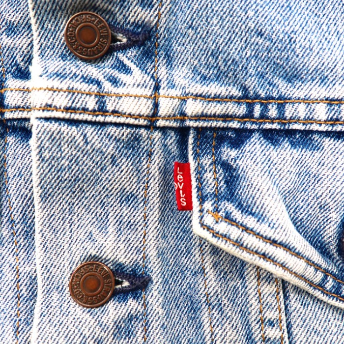 USA製 Levi's デニムジャケット 36 ブルー アイスウォッシュ 3rdモデル 70505-0217 ボタン裏527 スモールe 90年代 | Vintage.City 古着屋、古着コーデ情報を発信