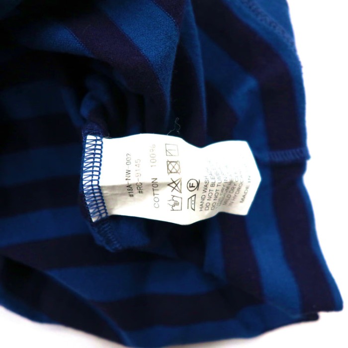 ORCIVAL ボーダーロングスリーブTシャツ 3 ネイビー コットン 日本製 | Vintage.City 古着屋、古着コーデ情報を発信