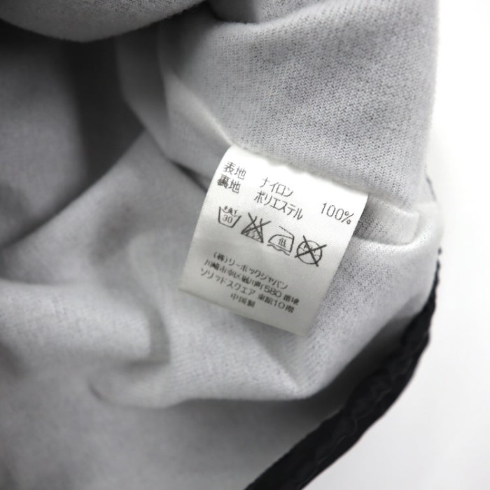Reebok ナイロンジャケット LL ブラック ロゴ刺繍 90年代 | Vintage.City 古着屋、古着コーデ情報を発信
