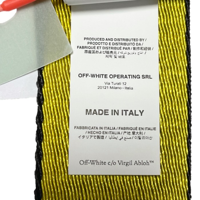 新品 イタリア製 2021-22FW OFF-WHITE インダストリアルベルト | Vintage.City 빈티지숍, 빈티지 코디 정보