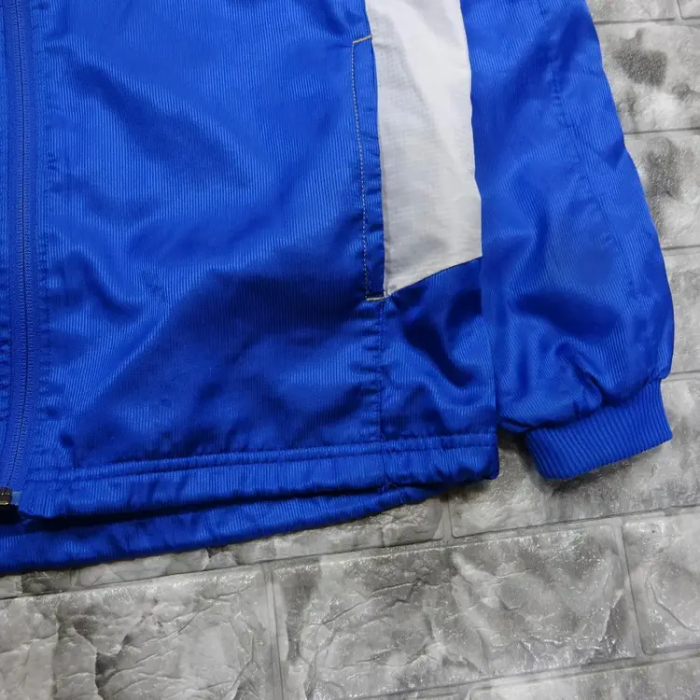 プーマ 2WAYブルゾン S ブルー ホワイト フルジップ 収納フード 肩ロゴ | Vintage.City 古着屋、古着コーデ情報を発信
