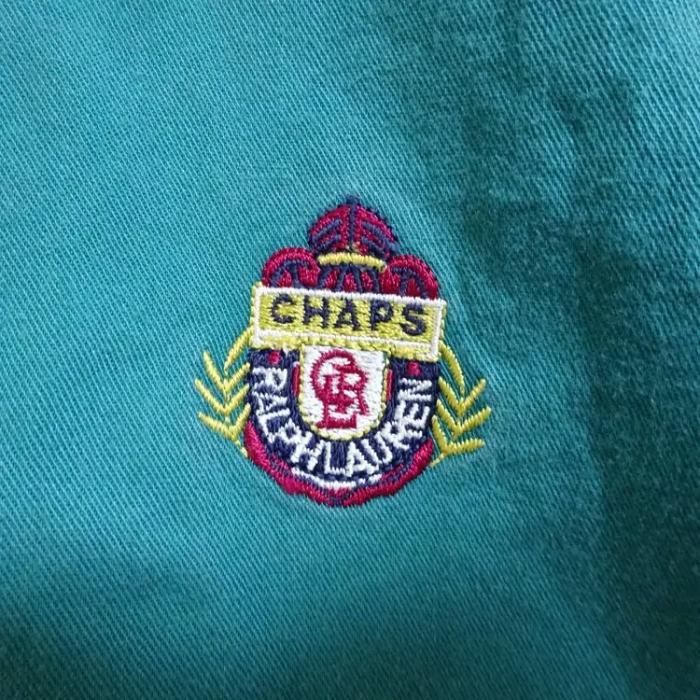 チャップス カラーシャツ XL グリーン ワンポイント 刺繍 ボタンダウン 緑 | Vintage.City 古着屋、古着コーデ情報を発信