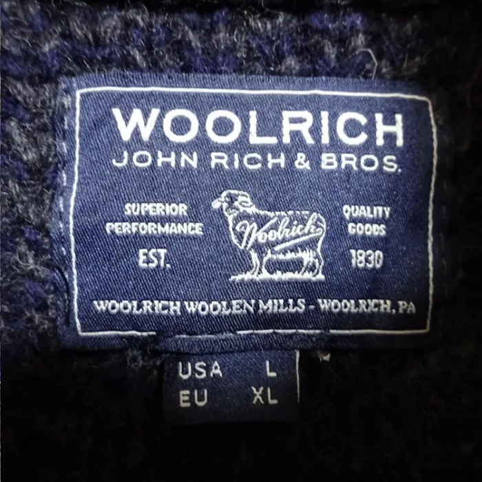 ウールリッチ カーディガン L グレー チェック ポケット スタンドカラー | Vintage.City 古着屋、古着コーデ情報を発信