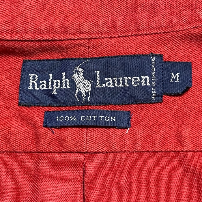 Ralph Lauren 長袖ボタンダウンシャツ エンジ Mサイズ | Vintage.City Vintage Shops, Vintage Fashion Trends