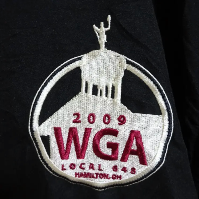 ベイサイド USA製 ナイロンベスト XL ブラック 胸ロゴ 刺繍ロゴ WGA | Vintage.City 古着屋、古着コーデ情報を発信