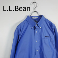 エルエルビーン 長袖シャツ サイズ16.1/2 ブルー 企業ロゴ  胸ポケット | Vintage.City 빈티지숍, 빈티지 코디 정보