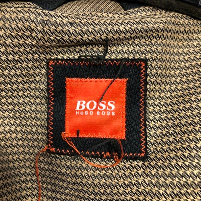 希少 ヒューゴボス HUGO BOSS OLBERS ORANGE ブラック モールスキン ...