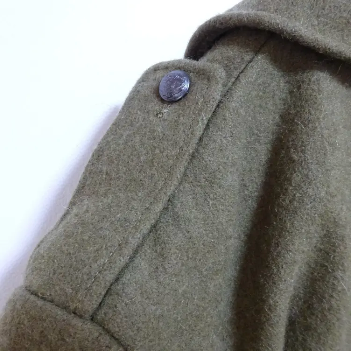 ミリタリージャケット カーキ ウールコート 胸ポケット カバーオール 緑 | Vintage.City 빈티지숍, 빈티지 코디 정보