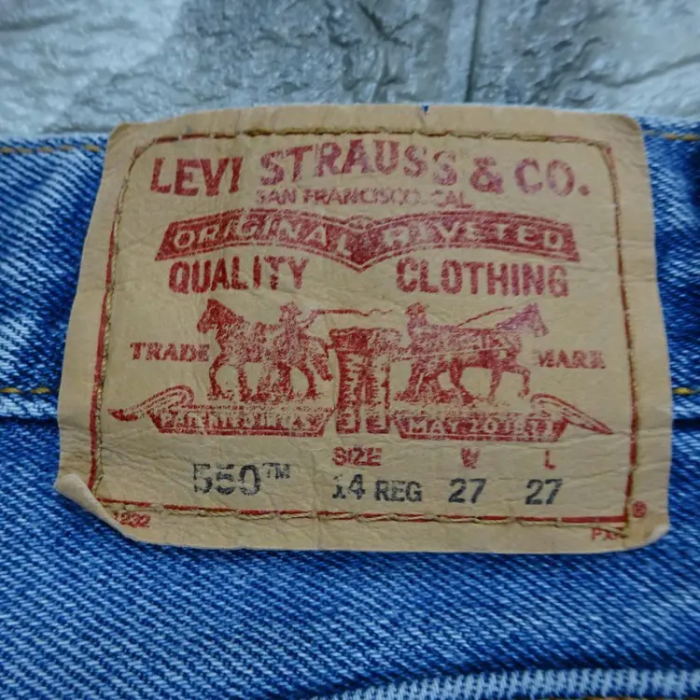 リーバイス 550 デニム W27L27 ブルー ロング丈 ルーズストレート 青 | Vintage.City 古着屋、古着コーデ情報を発信