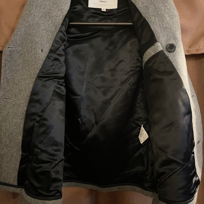 MADE IN USA製 FIDELITY ウールPコート グレー Sサイズ | Vintage.City 古着屋、古着コーデ情報を発信